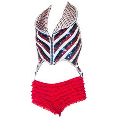 Rare Original 1960s Hedy Jo Star American Vegas Showgirl Burlesque Costume 6