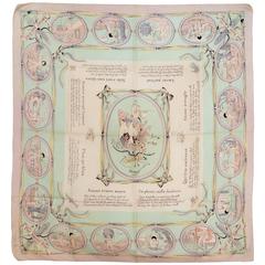 1947s Les Amours Hermes Silk Scarf 2