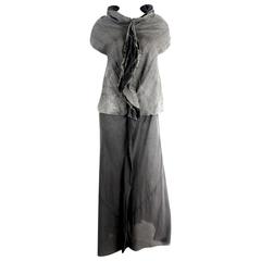 comme des garcons white dress