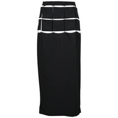 Yohji Yamamoto Black Puzzle Skirt 2004 11