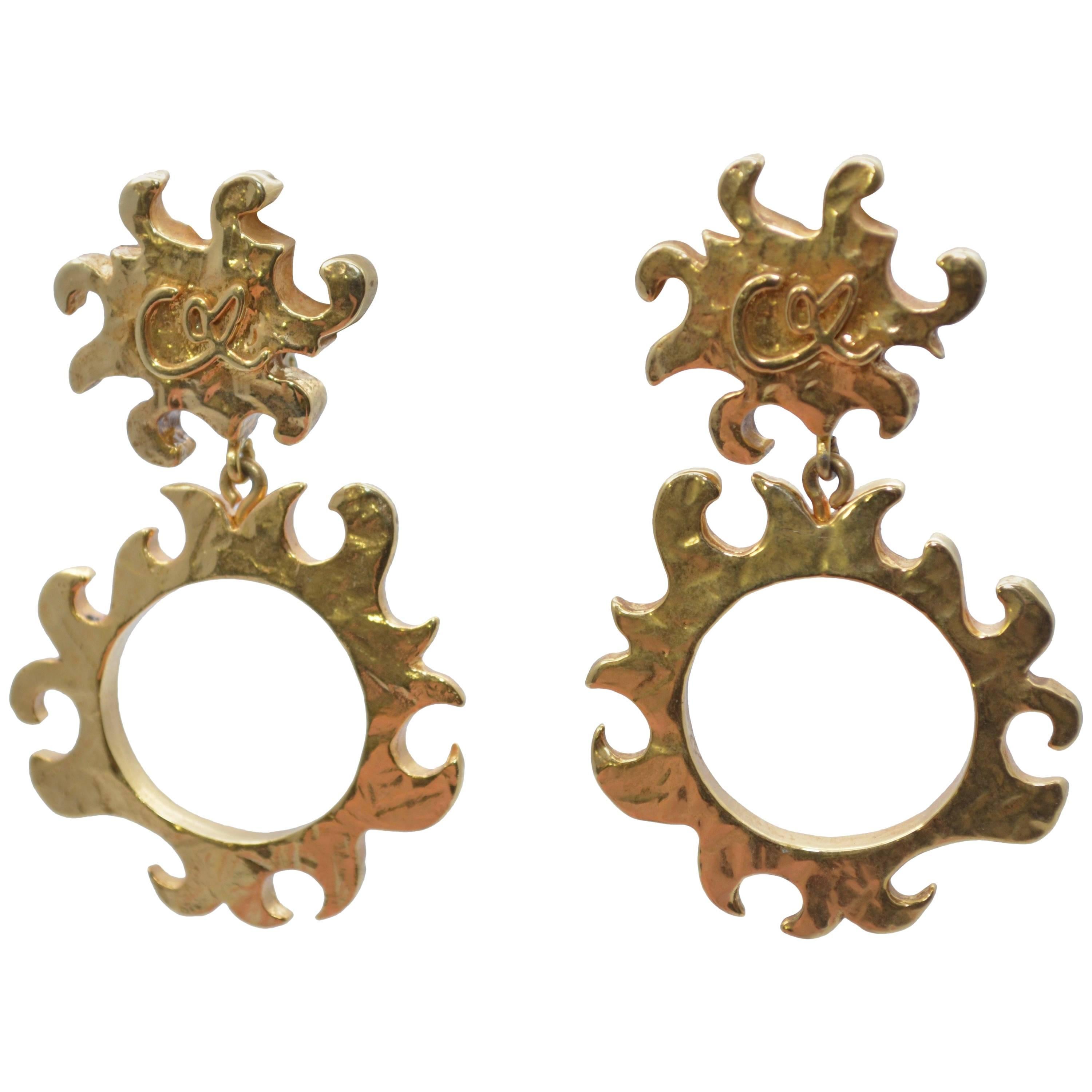 Christian Lacroix Clip On Earrings at 1stDibs