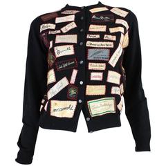 1960's One of a Kind Appliqued Label Sweater 9