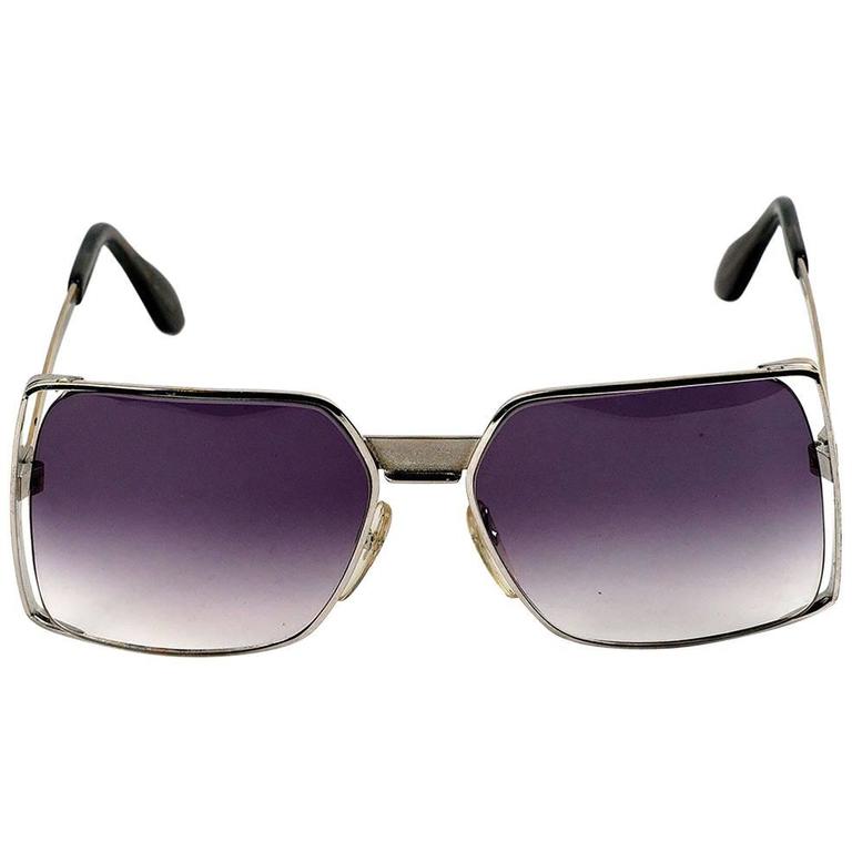 German Made Neostyle Silver Sunglasses For Sale at 1stdibs