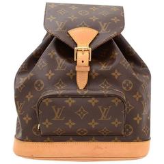 Louis Vuitton Moyen Montsouris MM Monogram Canvas Backpack Bag