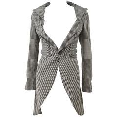 Junya Watanabe Houndstooth Deconstructed Tail Coat 2000's