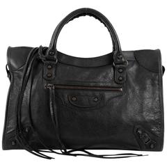 Balenciaga City Classic Studs Handbag Leather Medium 4