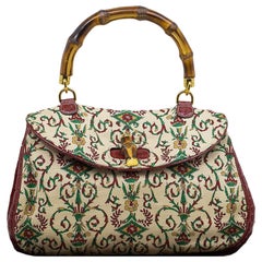 Gucci Limitierte Auflage Heritage Collection Rinascimento Exotische Krokodil-Tasche