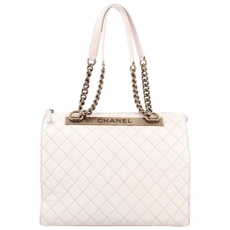 Chanel Rita Dome Bag Quilted Goatskin Large