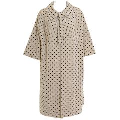 1950s Polka Dot Tent Overcoat 11