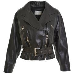 Vintage 1990s VERSUS GIANNI VERSACE Motorcycle Jacket