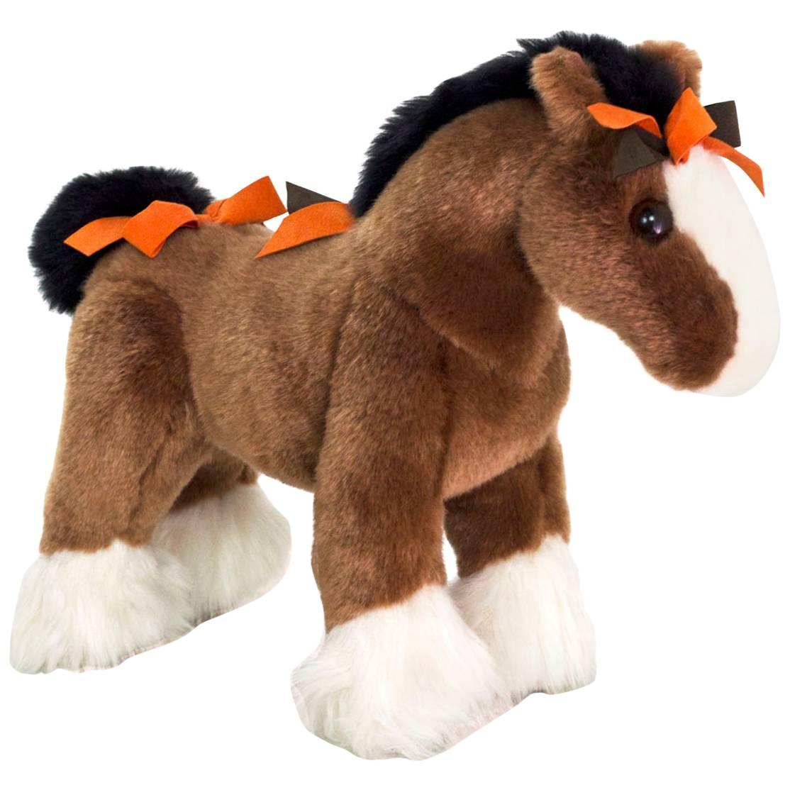 Hermes Hermy The Horse Small Brown Plush Toy Stuffed Animal 