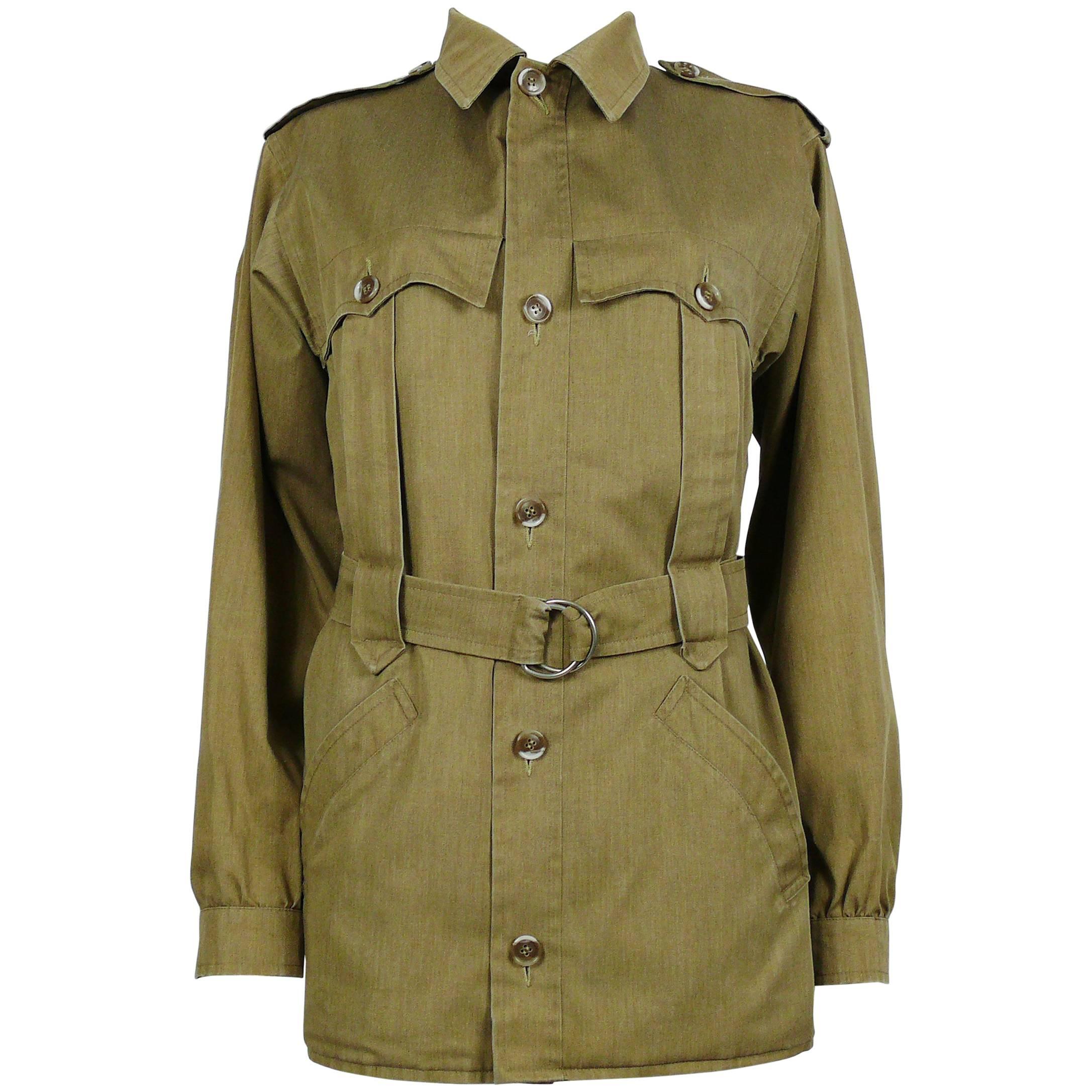 Yves Saint Laurent YSL Vintage Safari Jacket