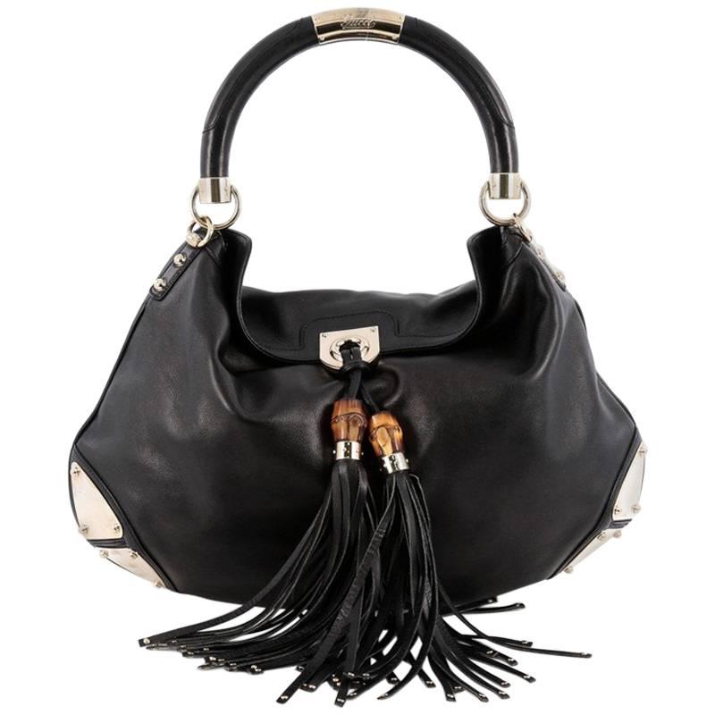 Gucci Indy Hobo Leather Large