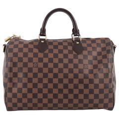  Louis Vuitton Speedy Bandouliere Bag Damier 35