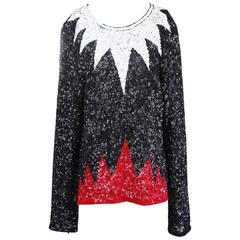 Jean Paul Gaultier Sequin Shirt circa 1990s 10