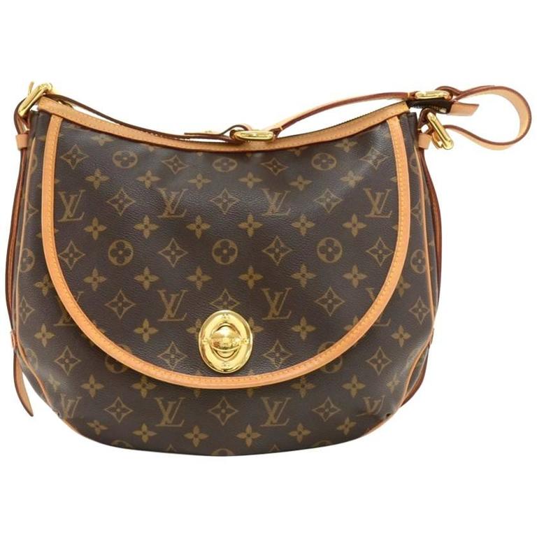 Louis Vuitton Tulum Canvas Shoulder Bag (pre-owned) in Brown