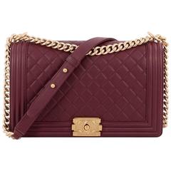 Chanel  Boy Flap Bag Quilted Calfskin New Medium