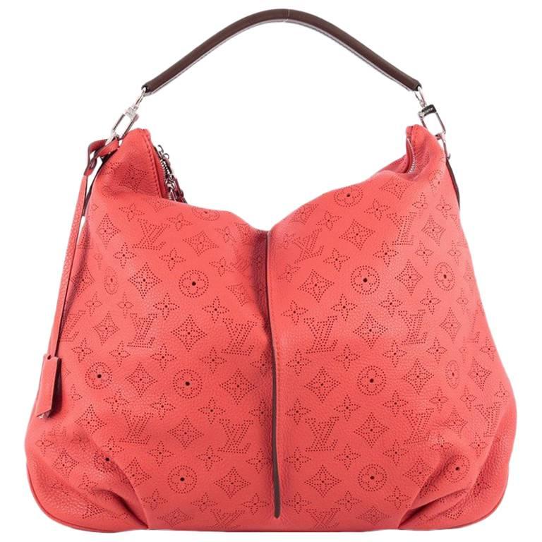  Louis Vuitton Selene Handbag Mahina Leather MM