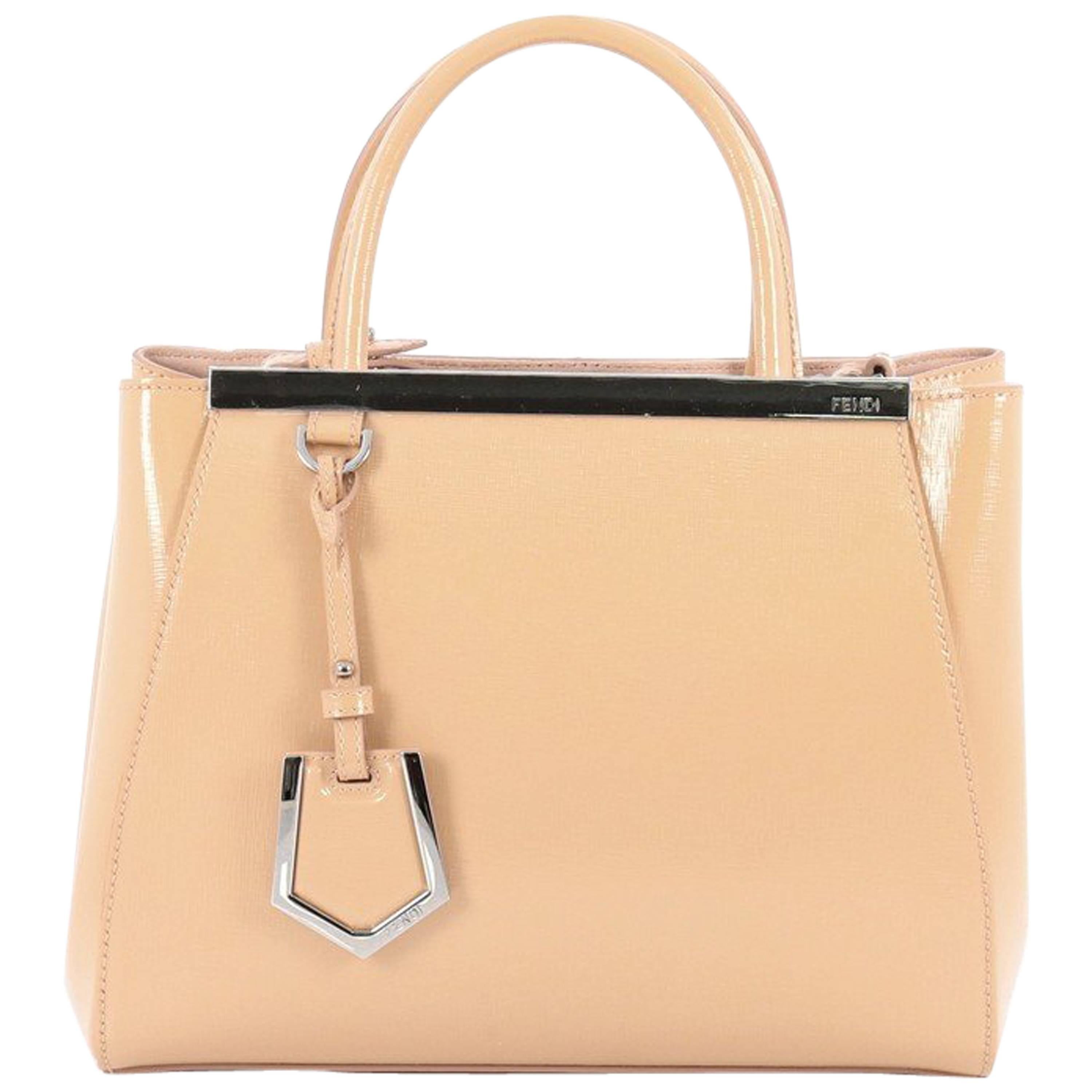 Fendi 2Jours Handbag Patent Petite
