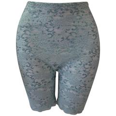 Gianni Versace Couture Punk Lace Sheer Shorts Spring 1994