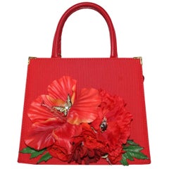 Carlo Zini  Red Poppy Bag