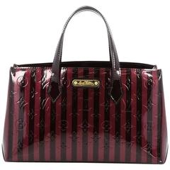 Louis Vuitton Wilshire Handbag Limited Edition Monogram Vernis Rayures PM