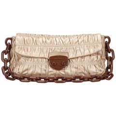 Bronze Prada Nappa Gaufre Shoulder Bag 10