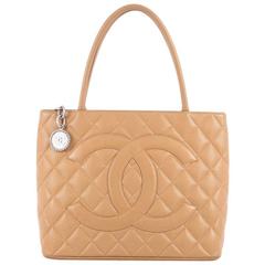  Chanel Medallion Tote Quilted Caviar