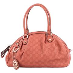 Gucci Sukey Convertible Boston Bag Guccissima Leather