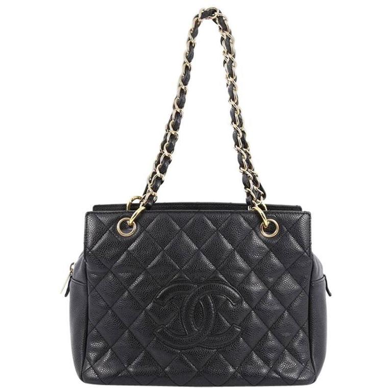 Chanel Petite Timeless Tote Quilted Caviar at 1stDibs | chanel caviar ...