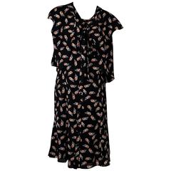 Multicolor Carolina Herrera Printed Silk Dress 8