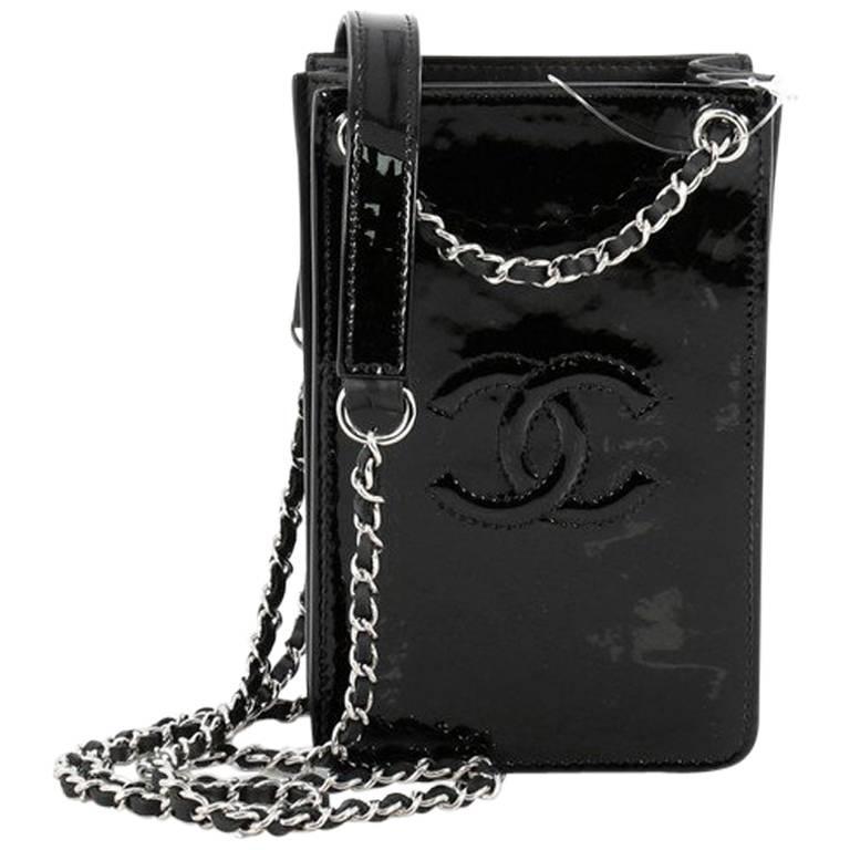 Chanel CC Phone Holder Crossbody Bag Patent at 1stDibs chanel phone