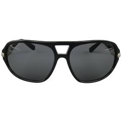 DAVID YURMAN Black Acetate Sterling Silver Aviator Sunglasses 11