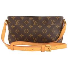 Louis Vuitton Trotteur Monogram Canvas Shoulder Pochette Bag