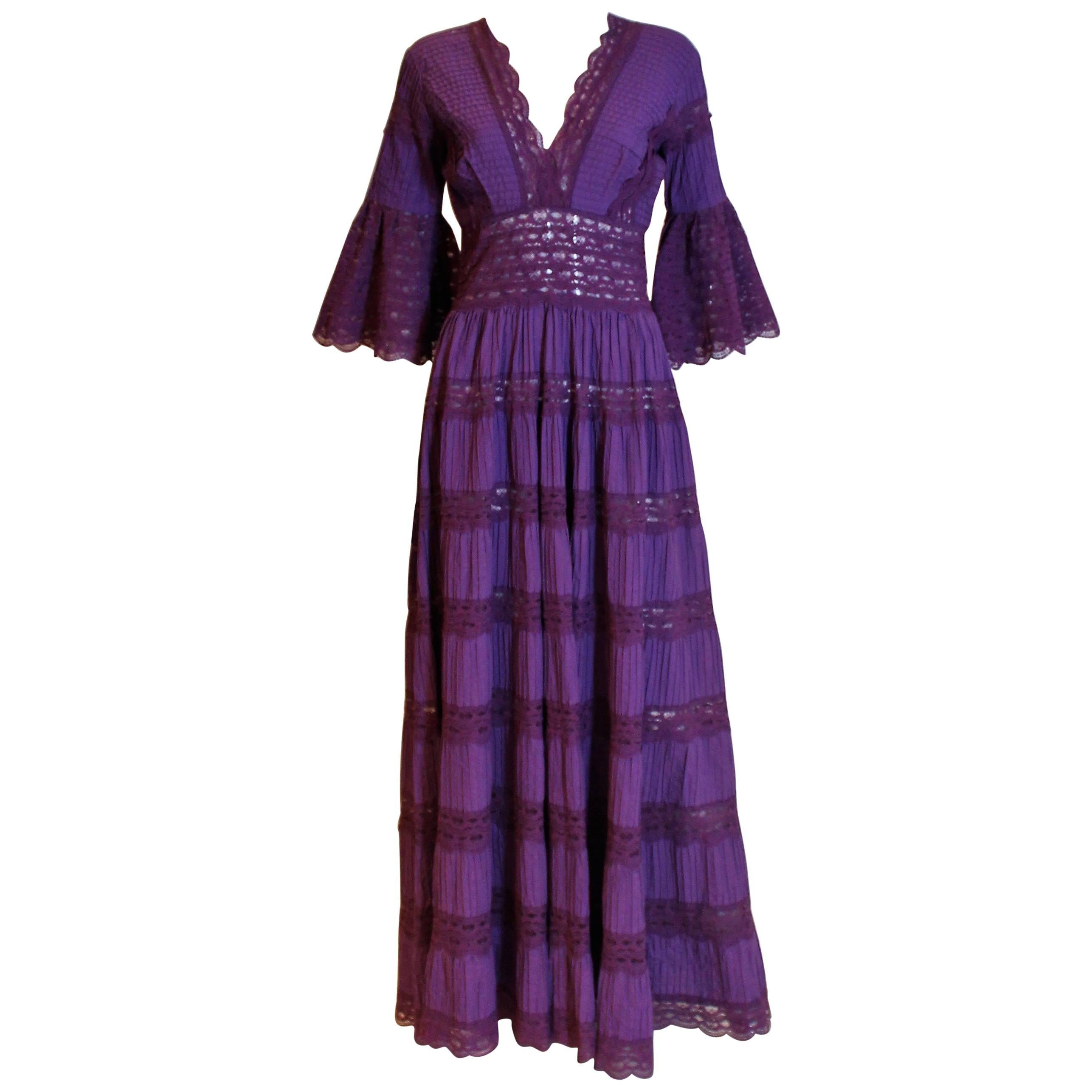 1970s Mexican Gown