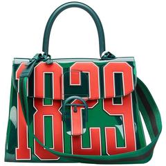 2017 Delvaux Green Tinted Vinyl 1829 Hero Brilliant MM 5