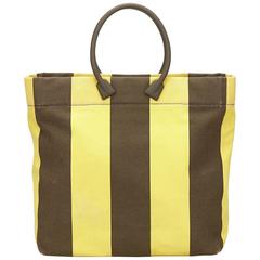 Miu Miu Brown Striped Tote 12