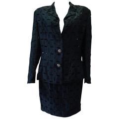 Gianni Versace Couture Punk Cut-Out Skirt Suit Spring 1994 12