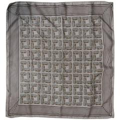Louis Vuitton trunk Collection Silk Handkerchief