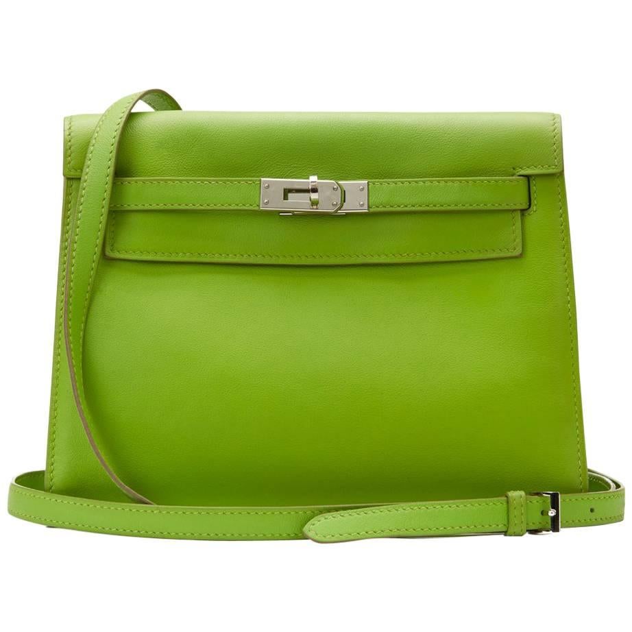2012 Hermes Kiwi Swift Leather Candy Collection Kelly Danse