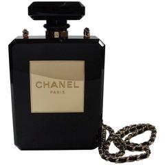 Chanel Black Perfume Bottle Bag Limited Edition / VERY RARE and COLLECTOR