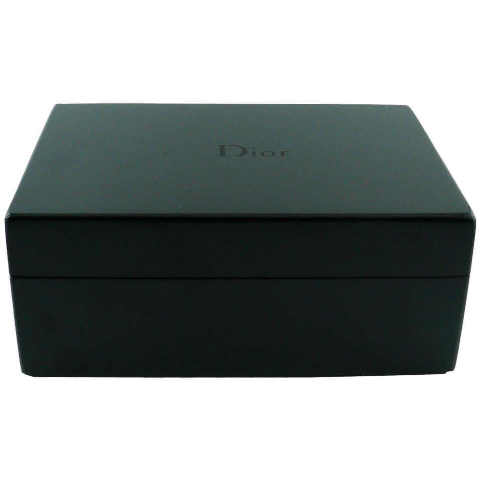 Dior Rings Box Christian Dior Black Resin Jewelry Box at 1stDibs | dior jewelry box ...