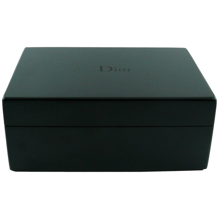 Christian Dior Black Resin Jewelry Box at 1stDibs dior jewelry box