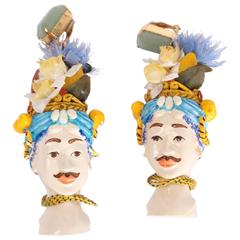 Dolce & Gabbana Sicily Blackamoor Figurine Earrings - multicolor - XXL 3