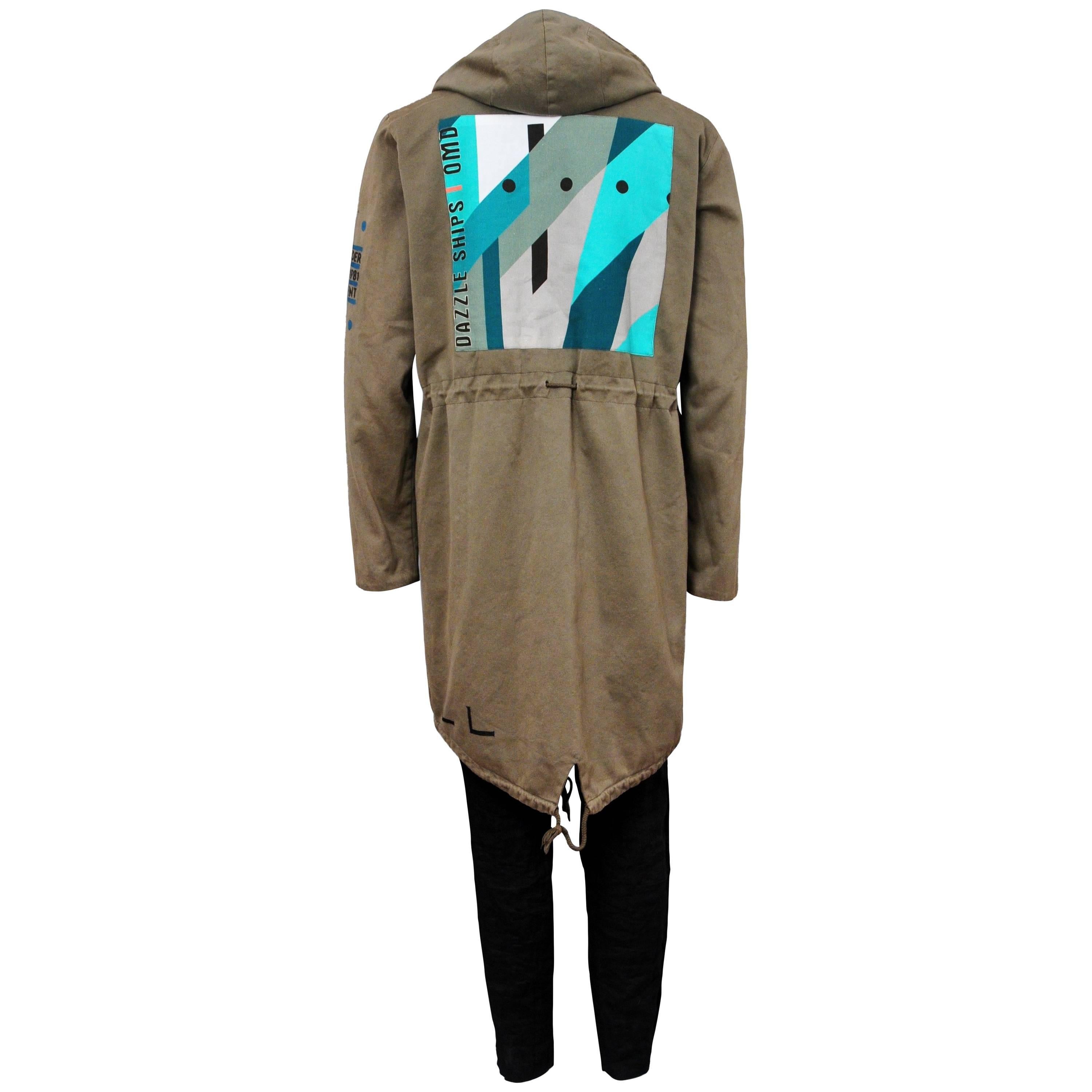 Rare Raf Simons and Peter Saville Atmosphere Parka  AW 2003-4 