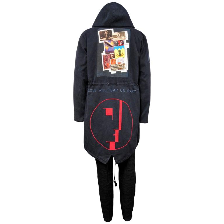 Raf Simons Black Joy Division Parka AW 2003-04 at 1stDibs Raf Simons Black Joy Division Parka AW 2003-04 at 1stDibs
