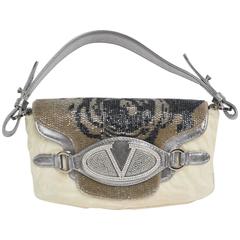 Valentino Runway Limited Edition Leather, Fur, Swarovski Crystals Handbag/Clutch 5