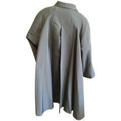 Christian Dior Gianfranco Ferre Era Silk Swing Belted Trench Coat 2