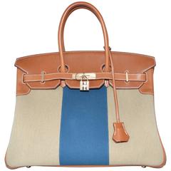 Hermes 2015 Limited Edition Flag Birkin 35 cm