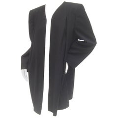 Valentino Italian Light Weight Wool Duster Jacket, circa 1980s 